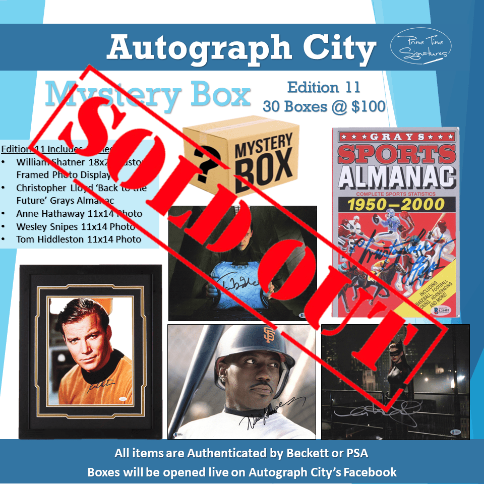 Autograph City Mystery Box: Edition 11: Sold Out - Prime Time Signatures -