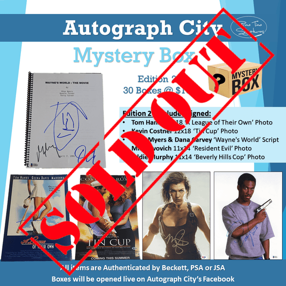 Autograph City Mystery Box: Edition 20: Sold Out - Prime Time Signatures -