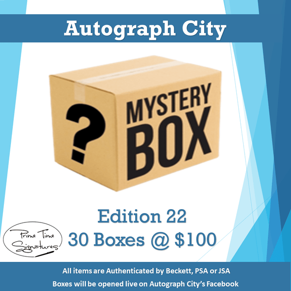 Autograph City Mystery Box: Edition 22: Sold Out - Prime Time Signatures -