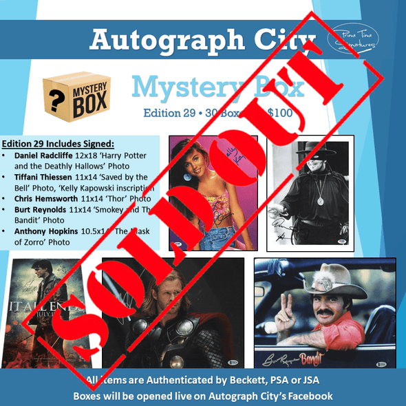 Autograph City Mystery Box: Edition 29: Sold Out - Prime Time Signatures -