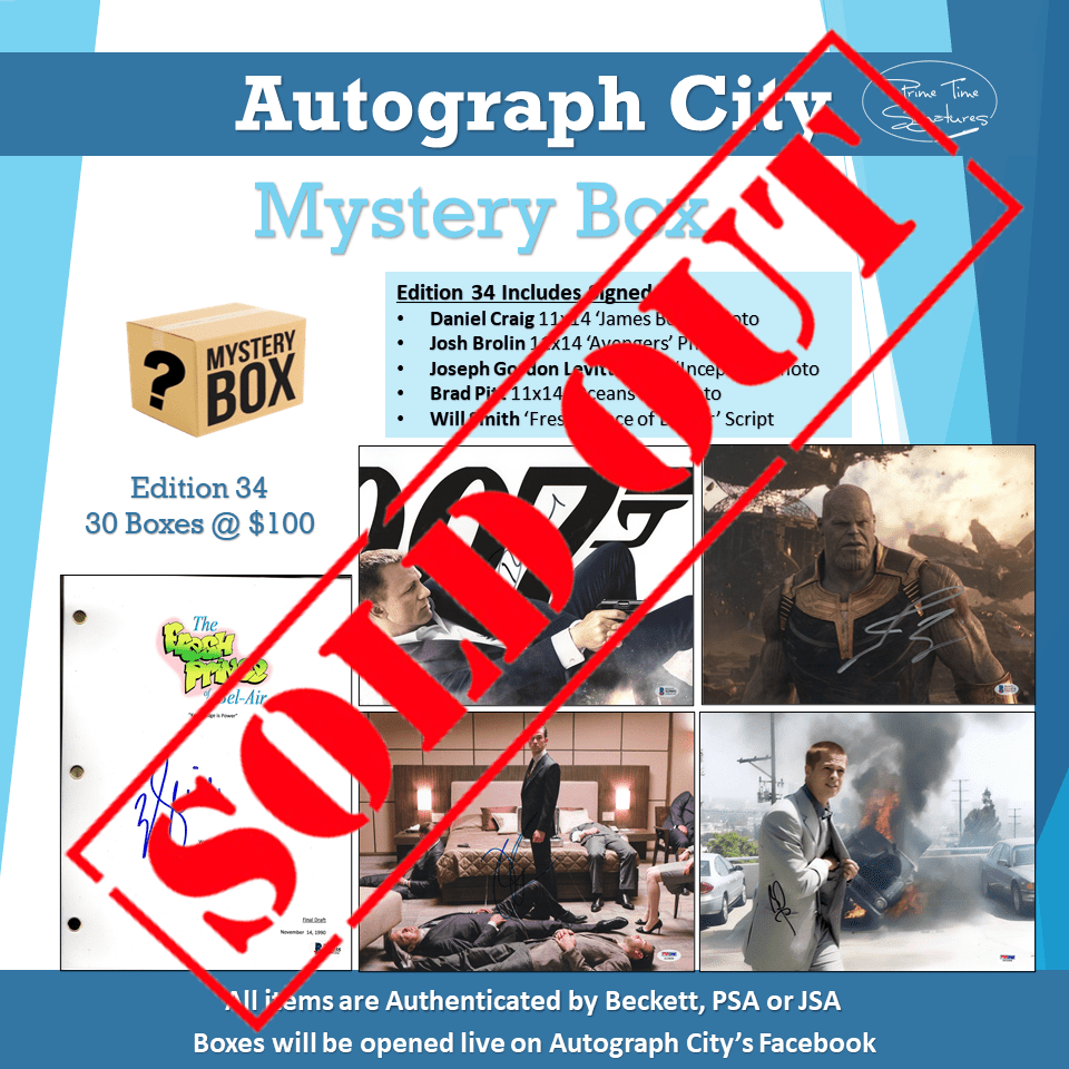 Autograph City Mystery Box: Edition 34: Sold Out - Prime Time Signatures -