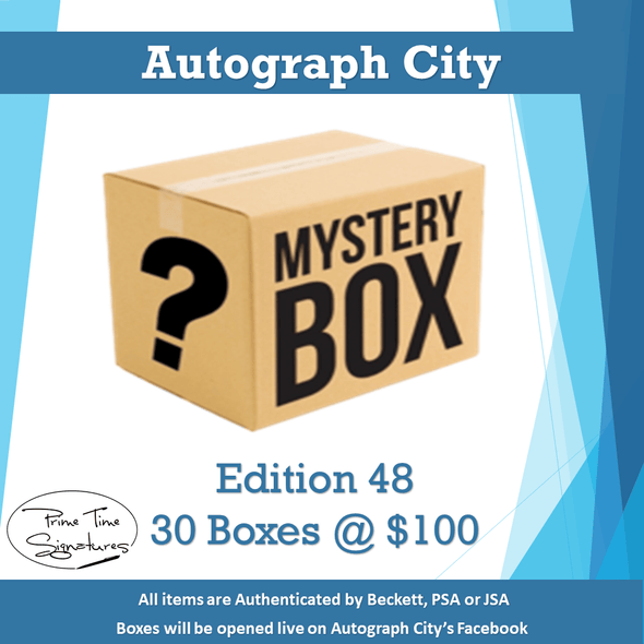 Autograph City Mystery Box: Edition 48: Sold Out - Prime Time Signatures -