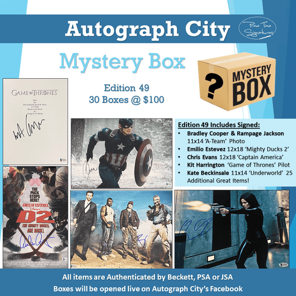Autograph City Mystery Box: Edition 49: Sold Out - Prime Time Signatures -