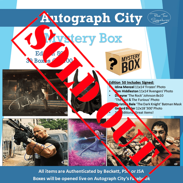 Autograph City Mystery Box: Edition 50: Sold Out - Prime Time Signatures -