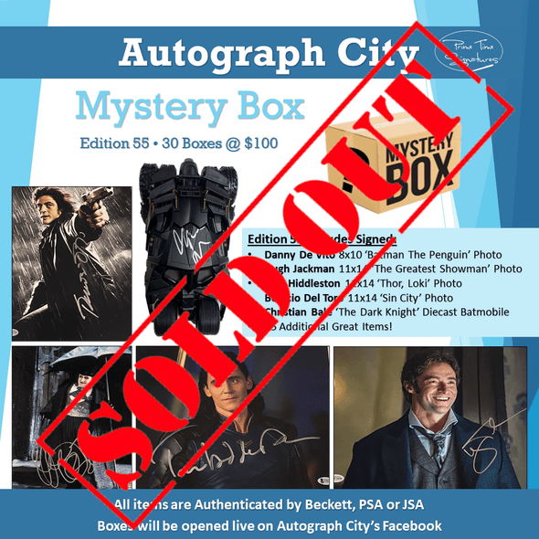Autograph City Mystery Box: Edition 54: Sold Out - Prime Time Signatures -