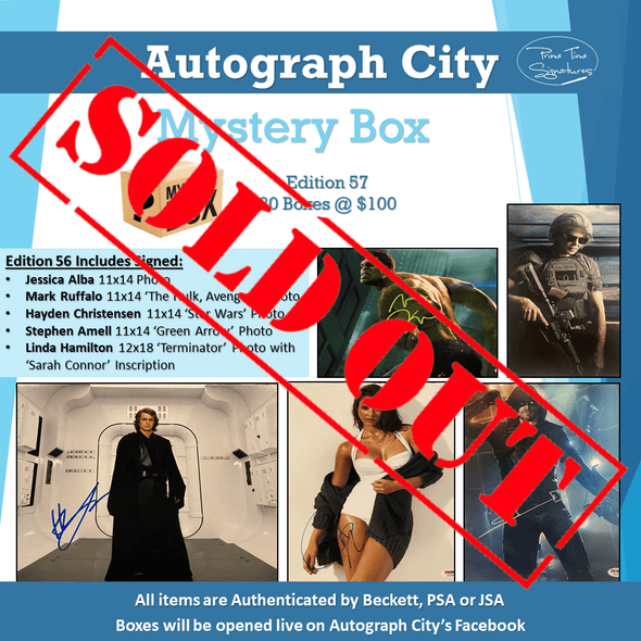 Autograph City Mystery Box: Edition 57: Sold Out - Prime Time Signatures -