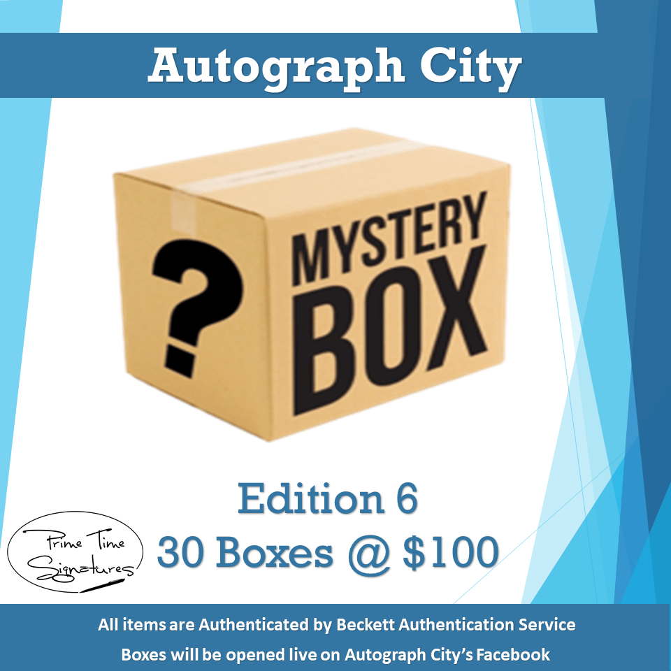 Autograph City Mystery Box: Edition 6 - Prime Time Signatures -