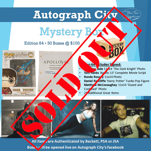 Autograph City Mystery Box: Edition 64: Sold Out - Prime Time Signatures -
