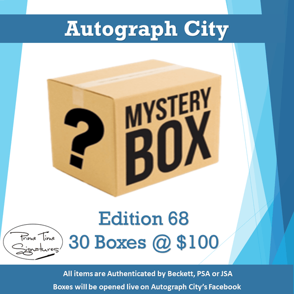 Autograph City Mystery Box: Edition 68: SOLD OUT - Prime Time Signatures -