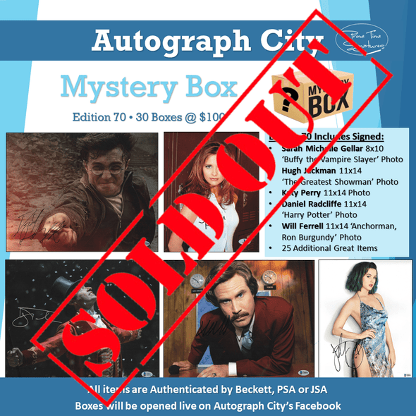 Autograph City Mystery Box: Edition 70: Sold Out - Prime Time Signatures -