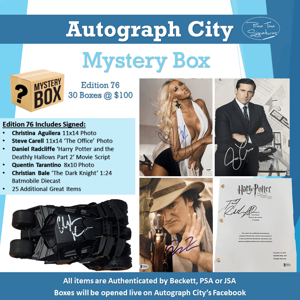 Autograph City Mystery Box: Edition 76: Sold Out - Prime Time Signatures -