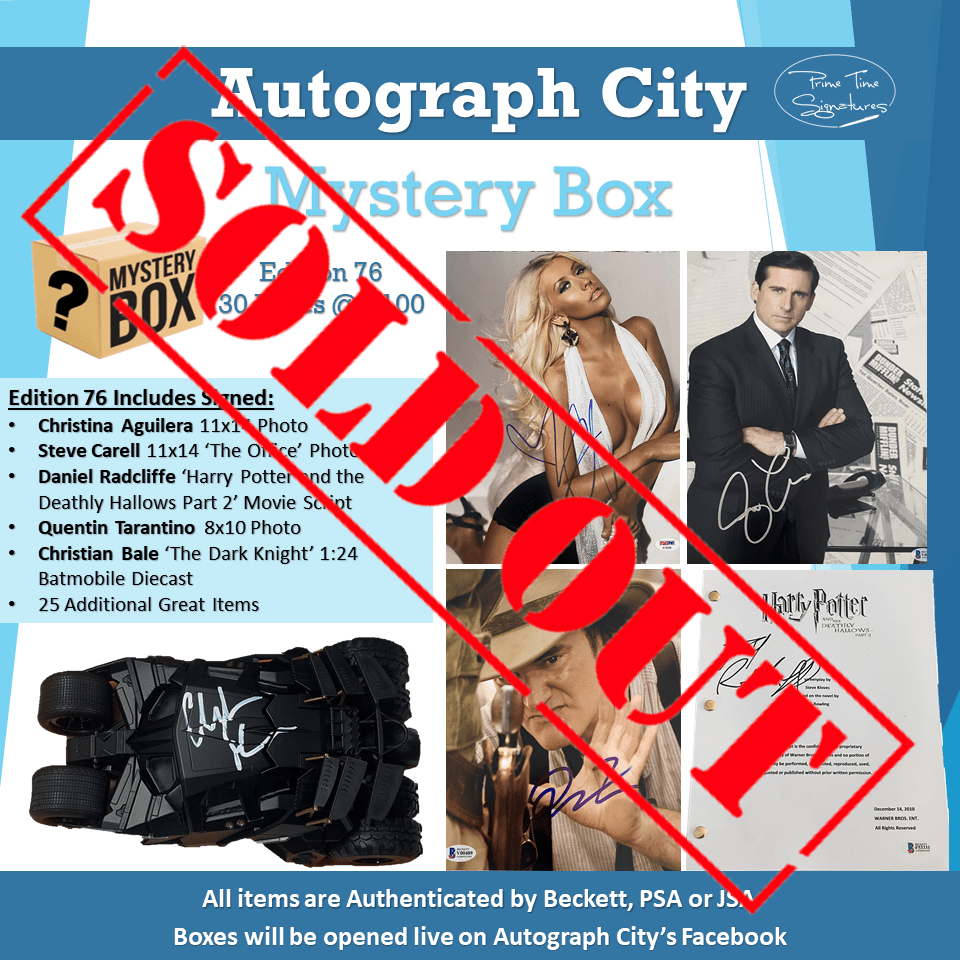Autograph City Mystery Box: Edition 76: Sold Out - Prime Time Signatures -