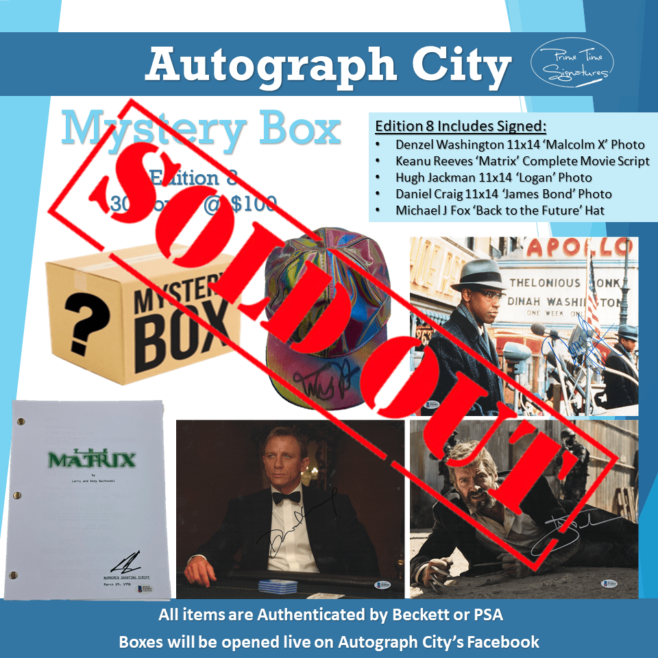 Autograph City Mystery Box: Edition 8: SOLD OUT - Prime Time Signatures -