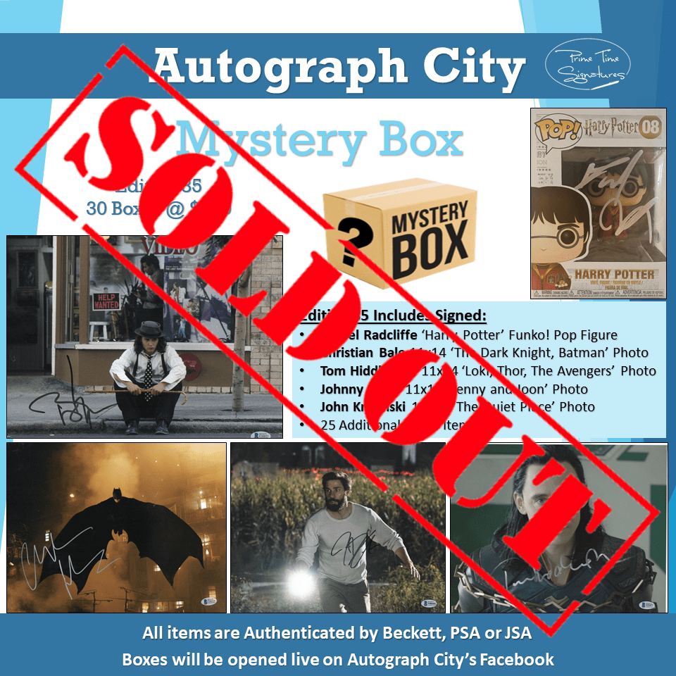 Autograph City Mystery Box: Edition 85: Sold Out - Prime Time Signatures -