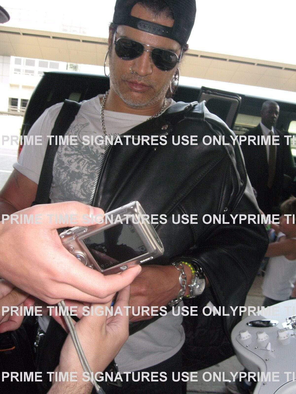 Axl Rose, Slash Authentic Autographed Full Size Electric Guitar - Prime Time Signatures - Music
