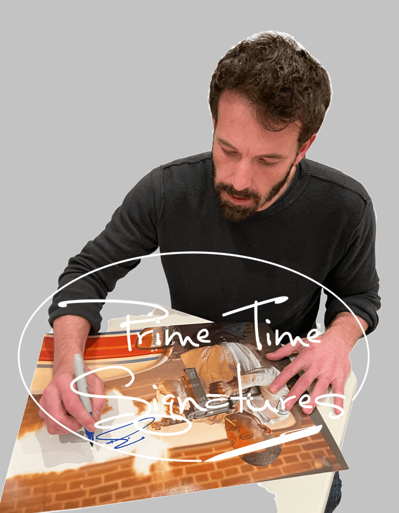 Ben Affleck Signed 16x20 Photo from The Town Beckett COA - Detail View