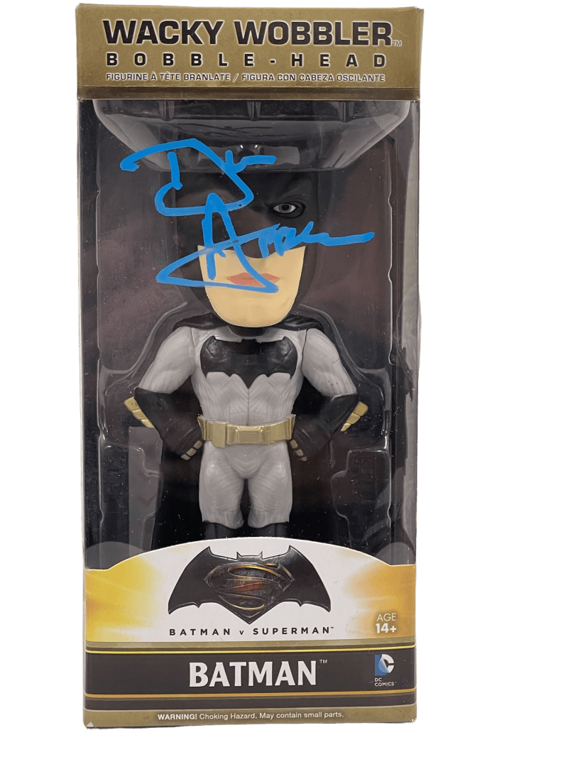 Ben Affleck Signed Bobble Head from Batman v Superman Beckett COA