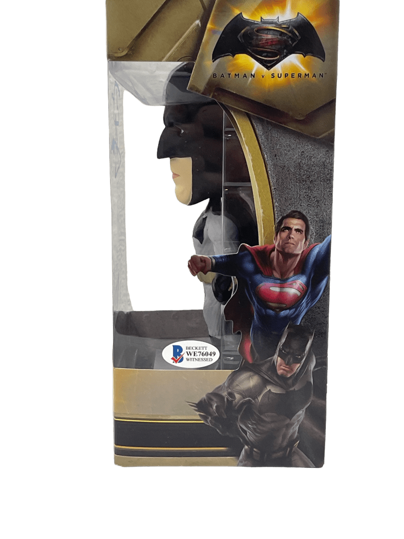 Ben Affleck Signed Bobble Head from Batman v Superman Beckett COA - Detail View