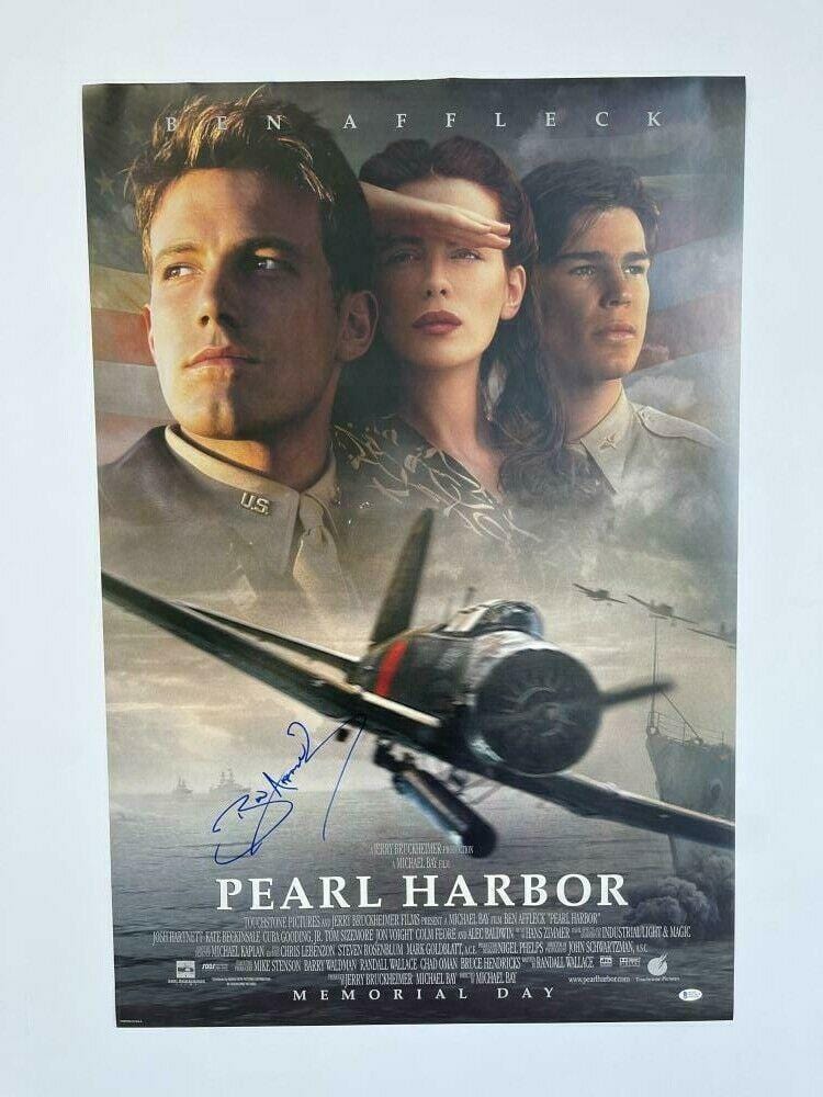 Ben Affleck Authentic Autographed Full Size Pearl Harbor Poster