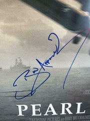 Ben Affleck Signed Poster from Pearl Harbor Beckett COA - Alternate Angle
