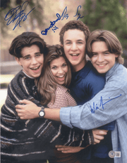 Ben Savage, Rider Strong, Danielle Fishel & Will Friedle Authentic Autographed 11x14 Photo