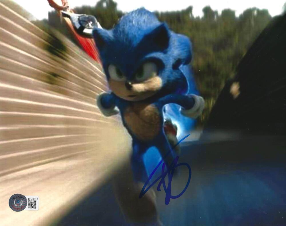 Ben Schwartz Signed 8x10 Photo from Sonic the Hedgehog Beckett COA - Item #4