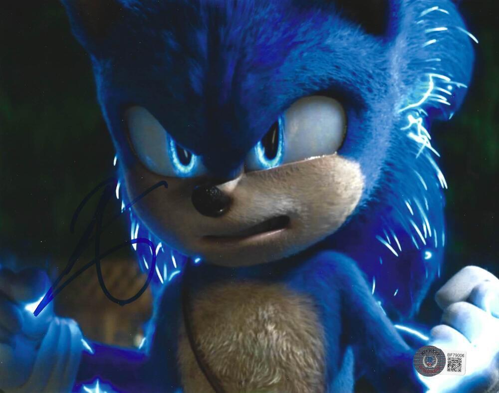 Ben Schwartz Signed 8x10 Photo from Sonic the Hedgehog Beckett COA - Item #3
