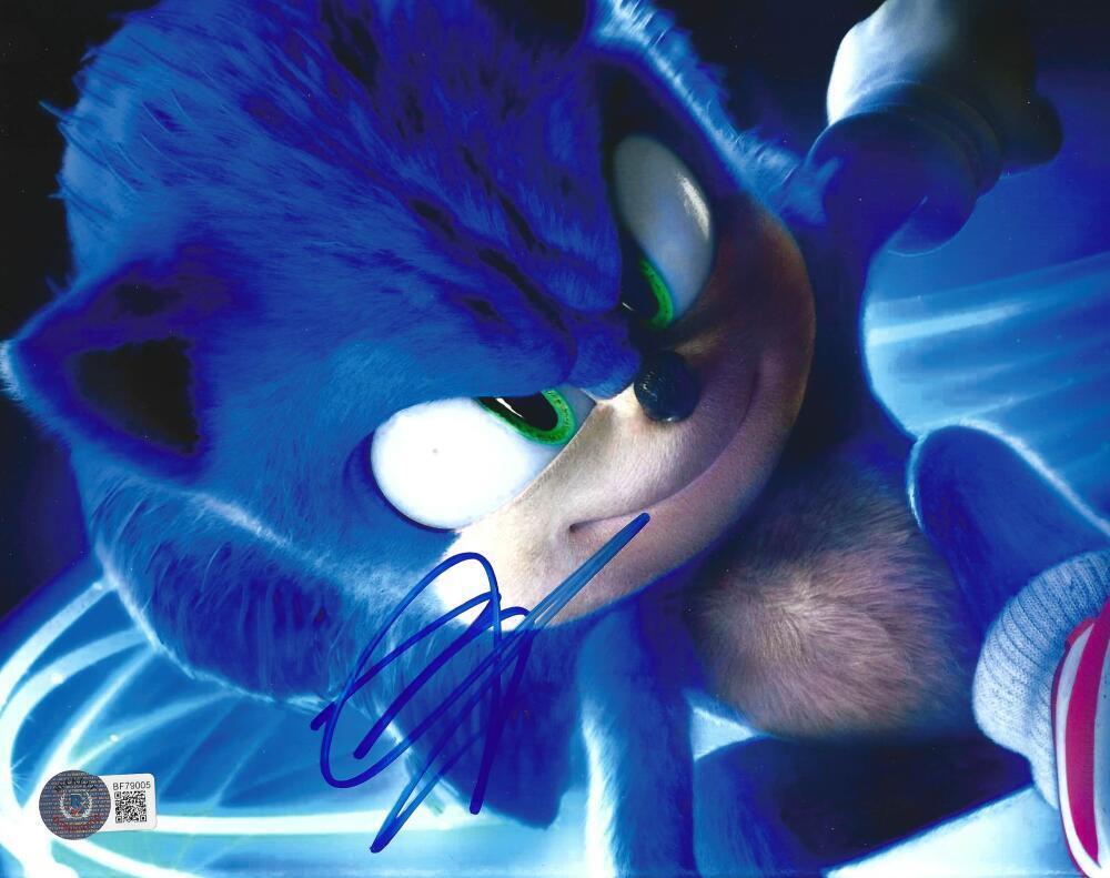 Ben Schwartz Signed 8x10 Photo from Sonic the Hedgehog Beckett COA - Item #2