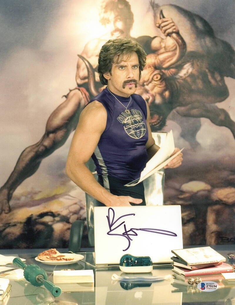 Ben Stiller Signed 11x14 Photo from Dodgeball Beckett COA - Item #1