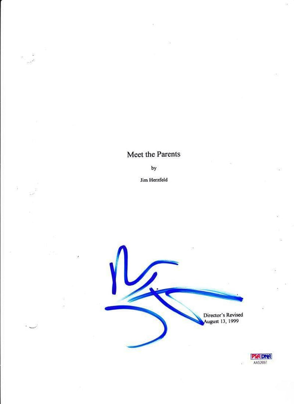 Ben Stiller Authentic Autographed 'Meet the Parents' Script - Prime Time Signatures - TV & Film