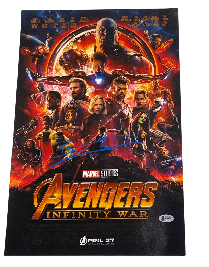 Benedict Cumberbatch Signed 12x18 Photo from The Avengers Beckett COA