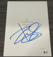 Bill Skarsgard Signed Script from IT Beckett COA