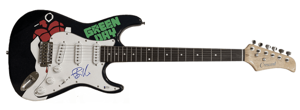 Billie Joe Armstrong of Greenday Authentic Autographed Full Size Custom Electric Guitar - Prime Time Signatures - Music