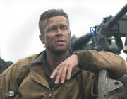 Brad Pitt Signed 11x14 Photo from Fury Beckett COA