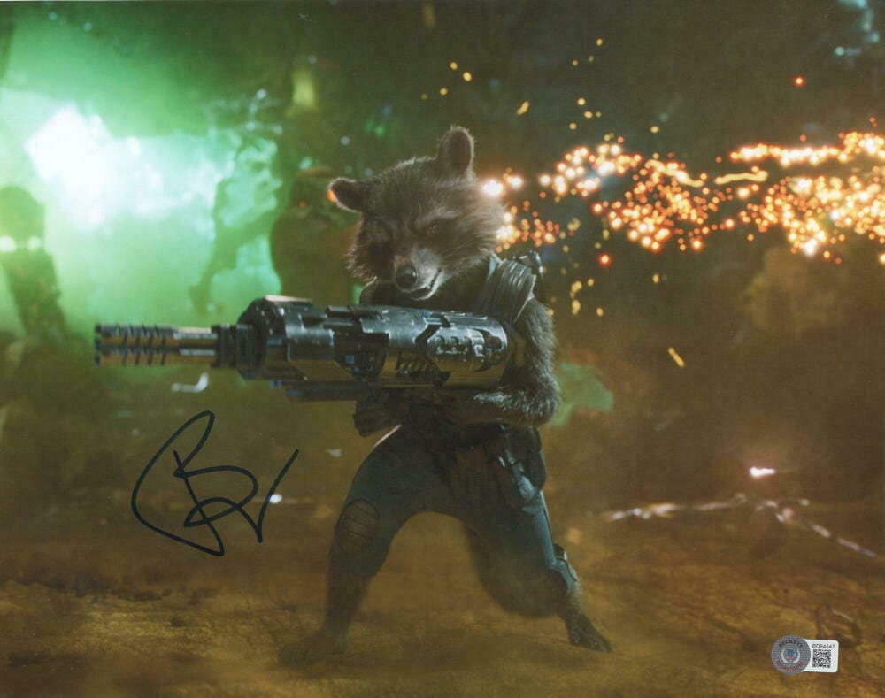 Bradley Cooper Signed 11x14 Photo from The Avengers Beckett COA - Item #2
