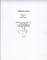 Bradley Cooper Authentic Autographed 'American Sniper' Script - Prime Time Signatures - TV & Film