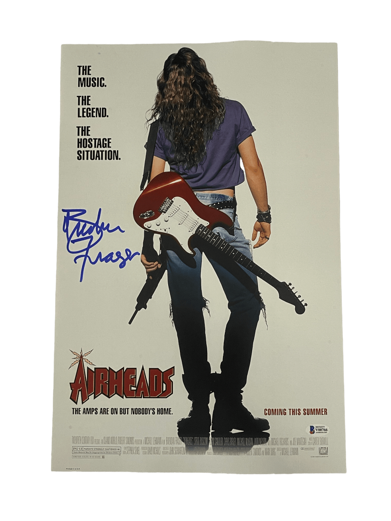Brendan Fraser Signed 12x18 Photo from Airheads Beckett COA