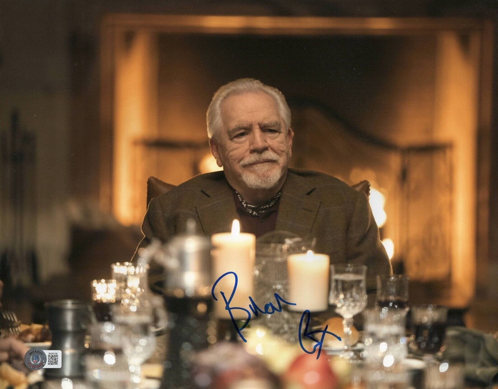 Brian Cox Signed 11x14 Photo from Succession Beckett COA - Item #1