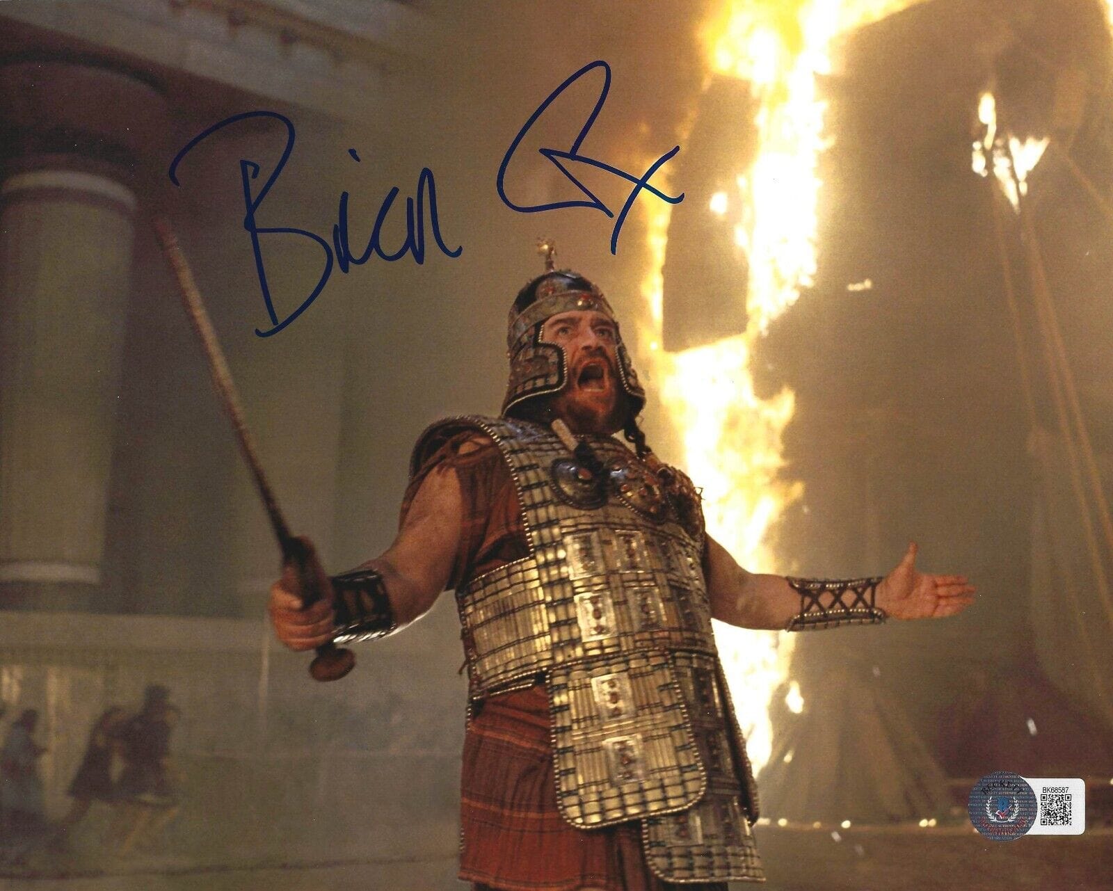 Brian Cox Signed 8x10 Photo from Troy Beckett COA - Item #2