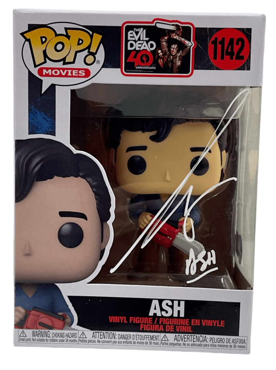 Bruce Campbell Authentic Autographed Ash Evil Dead 40 1142 Funko Pop Figure