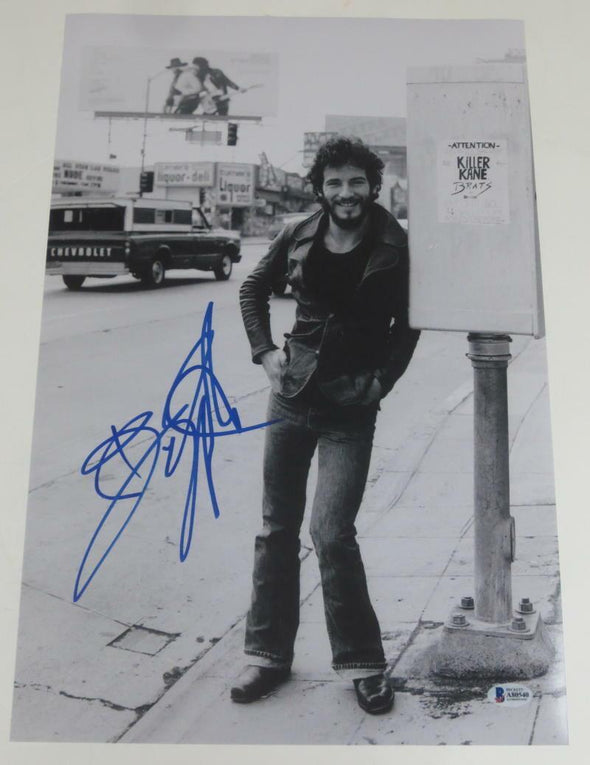 Bruce Springsteen Authentic Autographed 12x18 Photo - Prime Time Signatures - Music