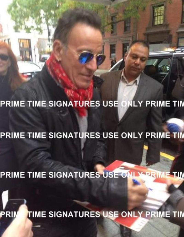 Bruce Springsteen Authentic Autographed 12x18 Photo - Prime Time Signatures - Music