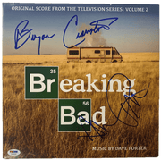 Bryan Cranston, Aaron Paul Authentic Autographed Vinyl Record - Prime Time Signatures - TV & Film