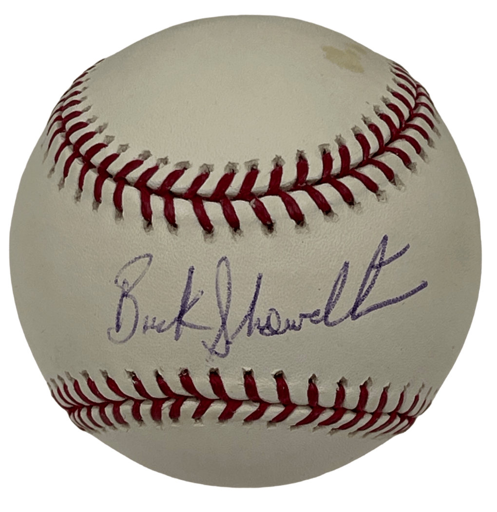 Buck Showalter Authentic Autographed Official Major League Baseball