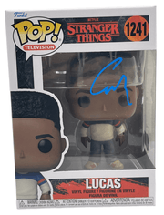 Caleb McLaughlin Authentic Autographed Lucas Stranger Things 1241 Funko Pop Figure