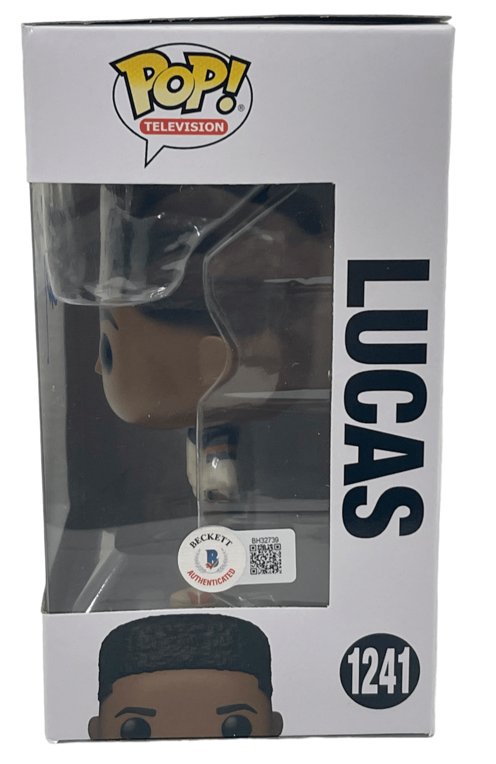 Caleb McLaughlin Signed Funko from Stranger Things Beckett COA - Item #2 - Detail View