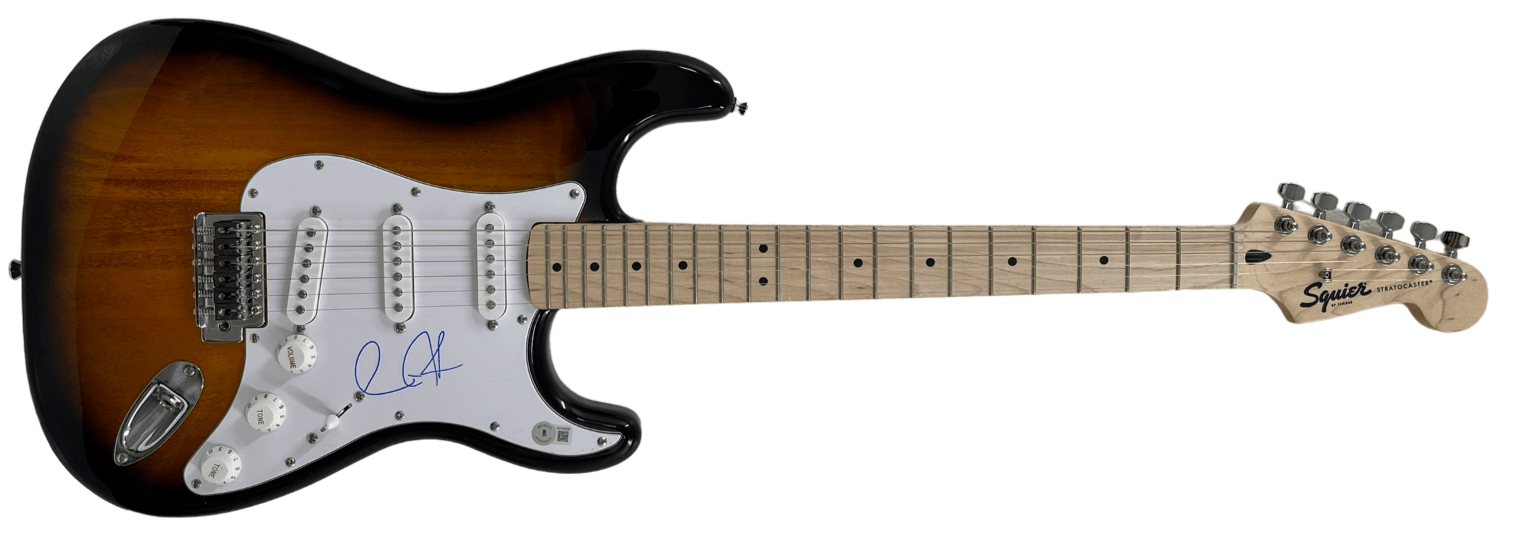 Carlos Santana Authentic Autographed Full Size Electric Guitar