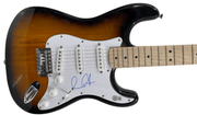 Carlos Santana Signed Guitar Beckett COA - Detail View