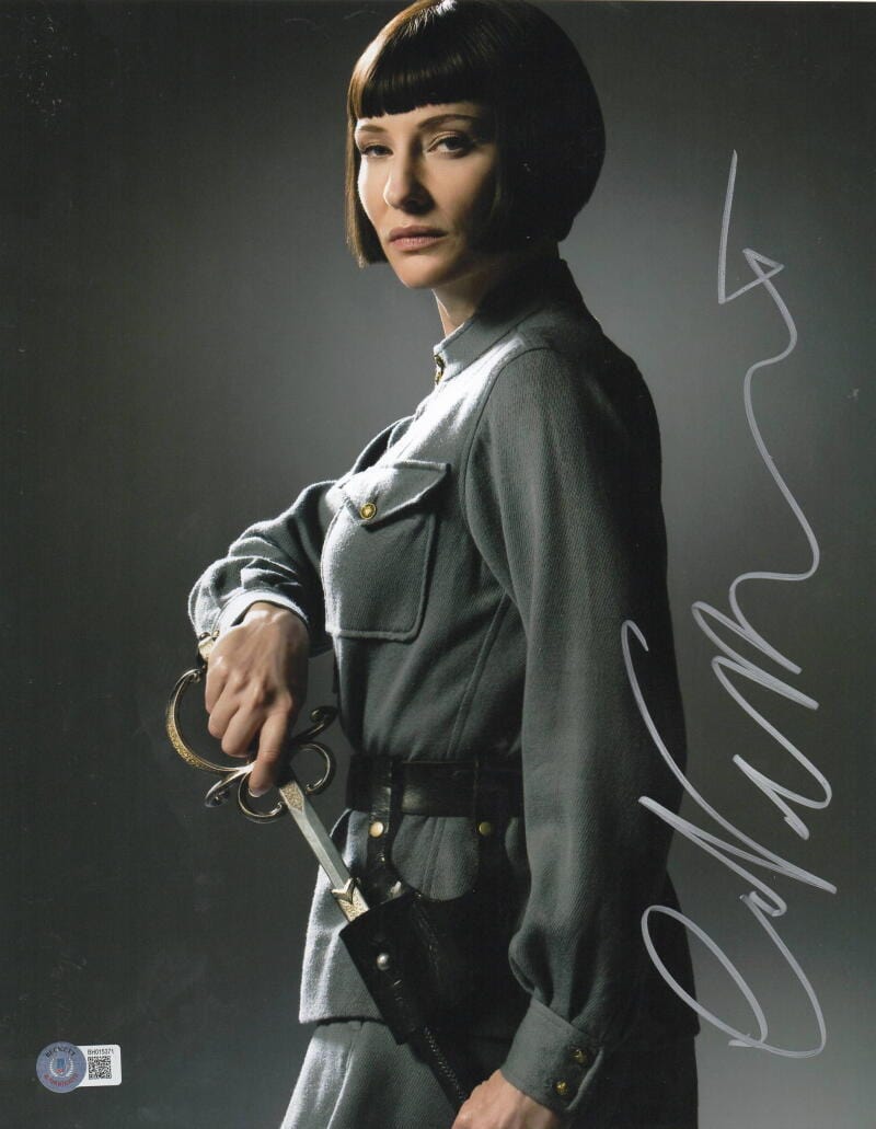 Cate Blanchett Signed 11x14 Photo from Indiana Jones Beckett COA - Item #1