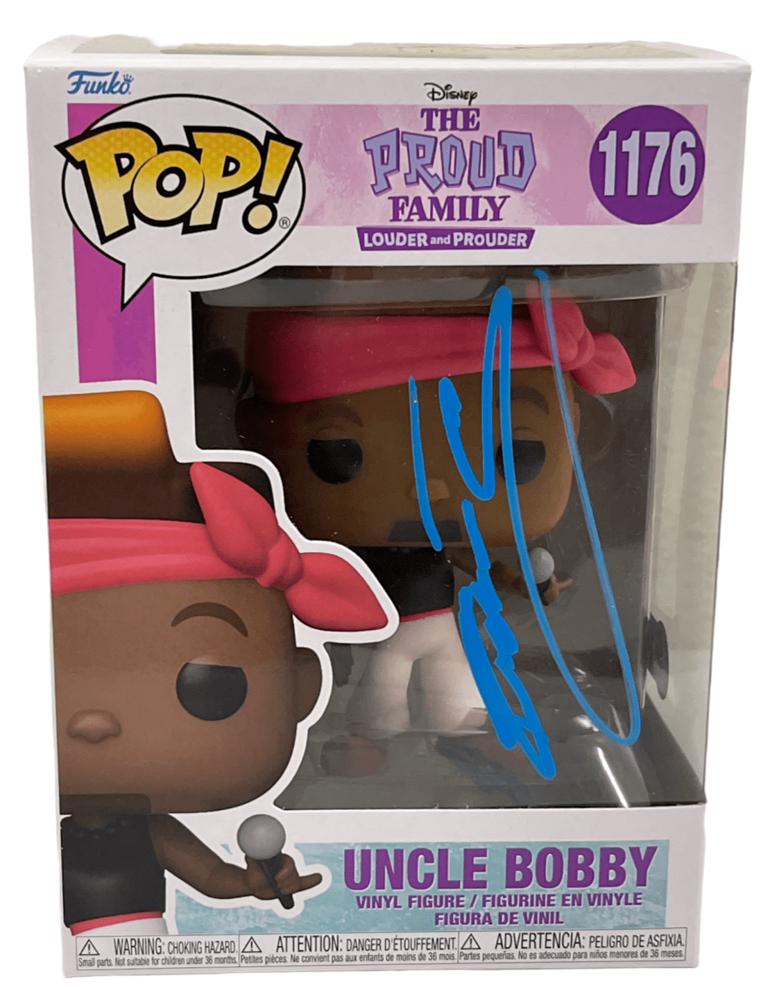 Cedric the Entertainer Authentic Autographed Uncle Bobby The Proud Family 1176 Funko Pop Figure